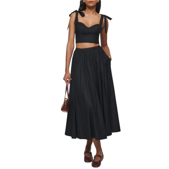 Reformation × Kacey Musgraves Magnolia Tank &
Midi Skirt Set Size 8 NWOT - Picture 1 of 15